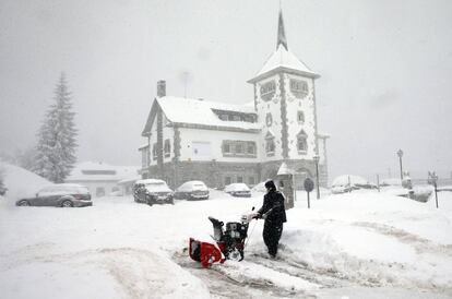 Pajares in Asturias, February 5, 2018.