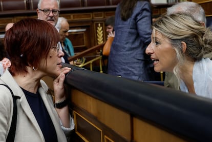 Àgueda Micó y Yolanda Díaz
