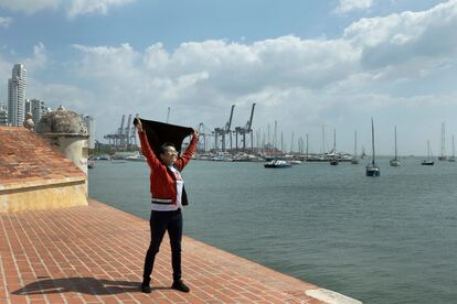 Maria Ressa retratada durante el HAY Festival de Cartagena de Indias, el fin de semana pasado.