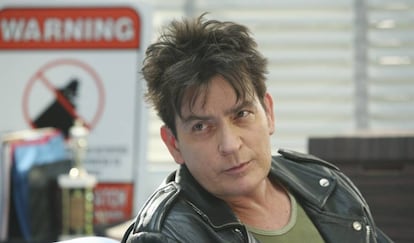 El actor Charlie Sheen.