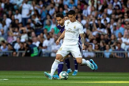 James, en posesión del balón.