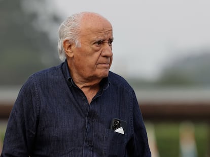 El empresario Amancio Ortega, el pasado viernes en A Coruña.