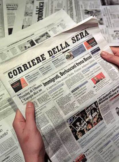 Tras controlar la televisión, Berlusconi quiere el <i>Corriere della Sera.</i>
