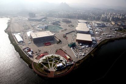 Imagen aérea del Parque Olímpico de Barra