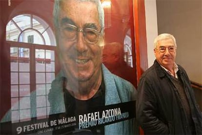Rafael Azcona, ayer en el Festival de Málaga.