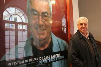 Rafael Azcona, ayer en el Festival de Málaga.