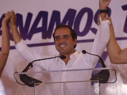 El candidato del PAN para la alcald&iacute;a de Veracruz, Fernando Yunes.