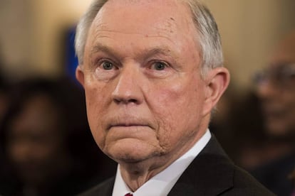 O senador republicano pelo Alabama e indicado para ser procurador-geral, Jeff Sessions.