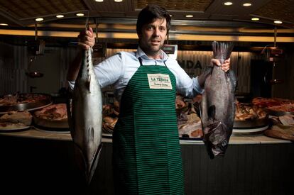 <B>DIEGO GARCÍA</B>. Al frente de Pescaderías Coruñesas, distribuye pescados y mariscos a restaurantes como DiverXO, Filandón, Albada, O Pazo y El Pescador.