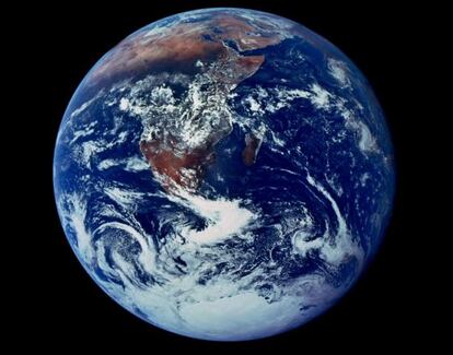 Mucho ha cambiado el clima desde que el Apolo 17 tomara esta imagen. Entonces no se hablaba de cambio clim&aacute;tico y menos de geoingenier&iacute;a.