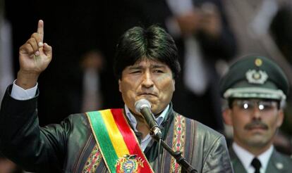 El presidente de Bolivia, Evo Morales, en 2006.