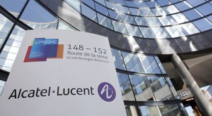 Oficinas de Alcatel Lucent en París.