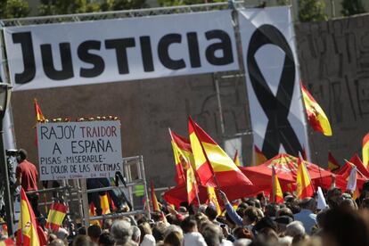 Panorámica de la concentración contra la "doctrina Parot".