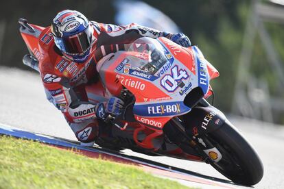 Andrea Dovizioso, en el circuito de Brno.