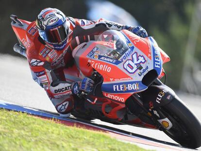 Andrea Dovizioso, en el circuito de Brno.