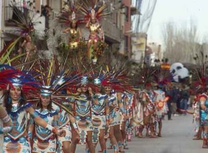 Desfile de carnaval en Tomelloso (Ciudad Real).