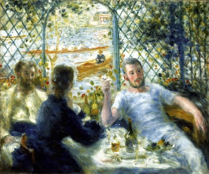 Friendship as seen by Renoir: 'Lunch at the Restaurant Fournaise' (1875).