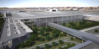 A rendition of the new unified terminal.