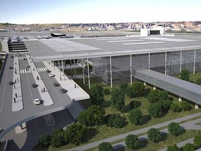 A rendition of the new unified terminal.