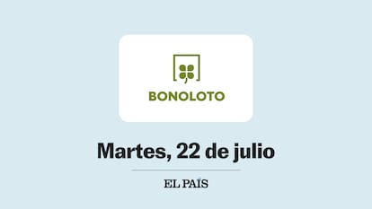 Sorteo de la Bonoloto martes 22 julio 2025