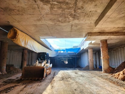Las obras de Sant Feliu de Llobregat.