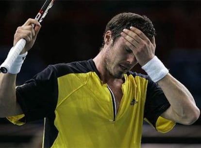 Marat Safin, en el partido ante Juan Mónaco