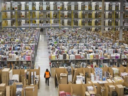 Amazon’s logistics center in San Fernando de Henares (Madrid).