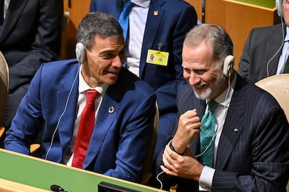 Pedro Sánchez y el Rey Felipe VI