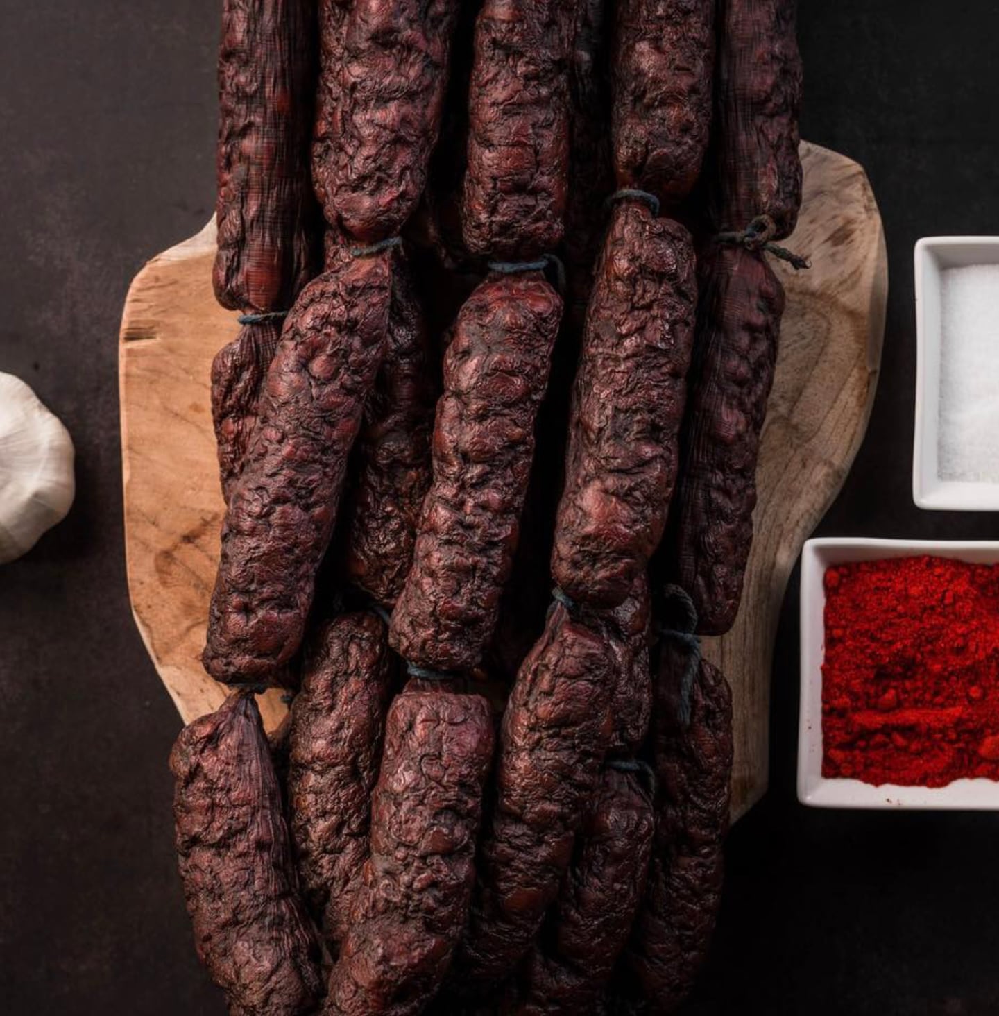 El secado y el ahumado hacen diferente a esta morcilla