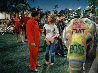 Peter Sellers, en una de las delirantes secuencias de <i>El guateque. </i>