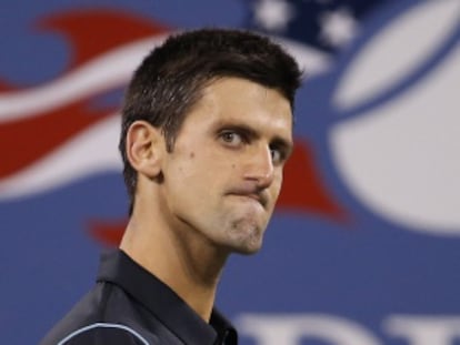 Djokovic, durante el partido ante Youzhny.