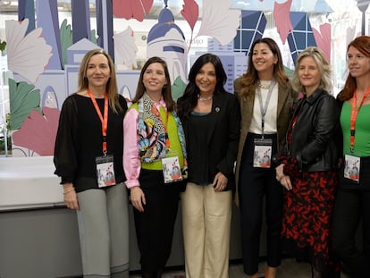 Encuentro sobre liderazgo femenino en el sector legal, celebrado este miércoles en el auditorio de la oficina de Ecija en Madrid