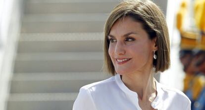 La reina Letizia, esta semana en Honduras.