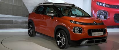 El nuevo SUV Citroën C3 Aircross, presentado ayer, en París. 