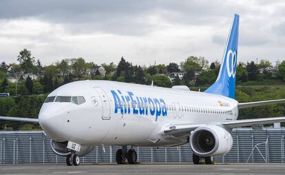 Boeing 737 de la flota de Air Europa.