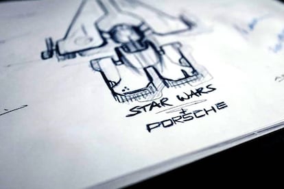 Nave diseñada por Porsche para Star Wars.