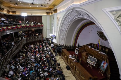 Vista general de la Asamblea Nacional Constituyente.