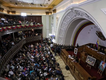 Vista general de la Asamblea Nacional Constituyente.