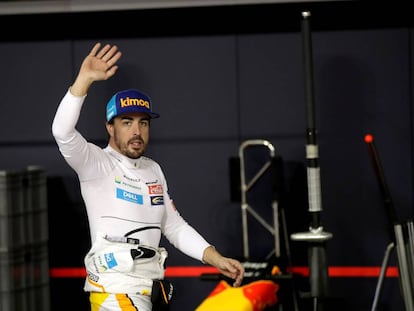 Fernando Alonso, en su última carrera en Abu Dhabi.