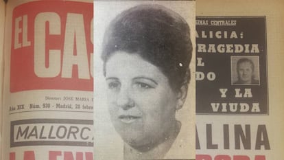 Catalina Domingo, en la portada del periódico 'El Caso'.