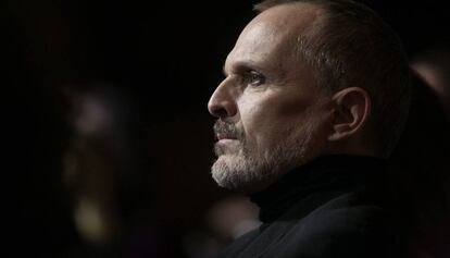 El cantante Miguel Bosé.