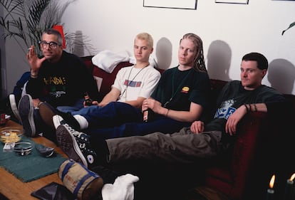 Kevin Wasserman, Ron Welty, Dexter Holland y Greg Kriesel.