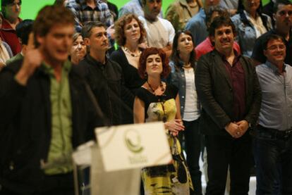 Acto de presentación de Bildu, en San Sebastián, el pasado sábado.