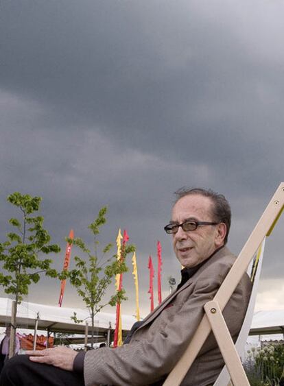 El escritor Ismail Kadaré, fotografiado en el Hay Festival de Gales.