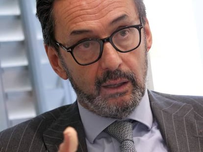 El presidente de la Mutualidad de la Abogacía, Enrique Sanz Fernández-Lomana.