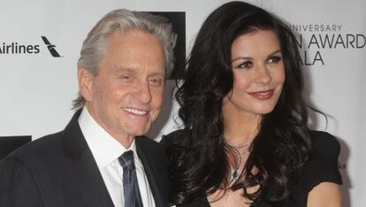 Catherine Zeta-Jones y Michael Douglas.