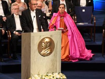 Ceremonia de entrega de los premios Nobel de 2018.