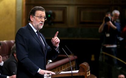 El presidente del Gobierno en funciones, Mariano Rajoy, este viernes.