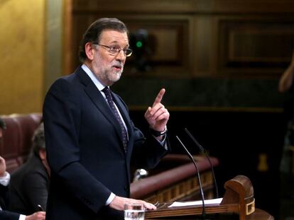 El presidente del Gobierno en funciones, Mariano Rajoy, este viernes.