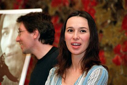 David Trueba y Ariadna Gil, director y actriz de <b><i>Soldados de Salamina</b></i>.